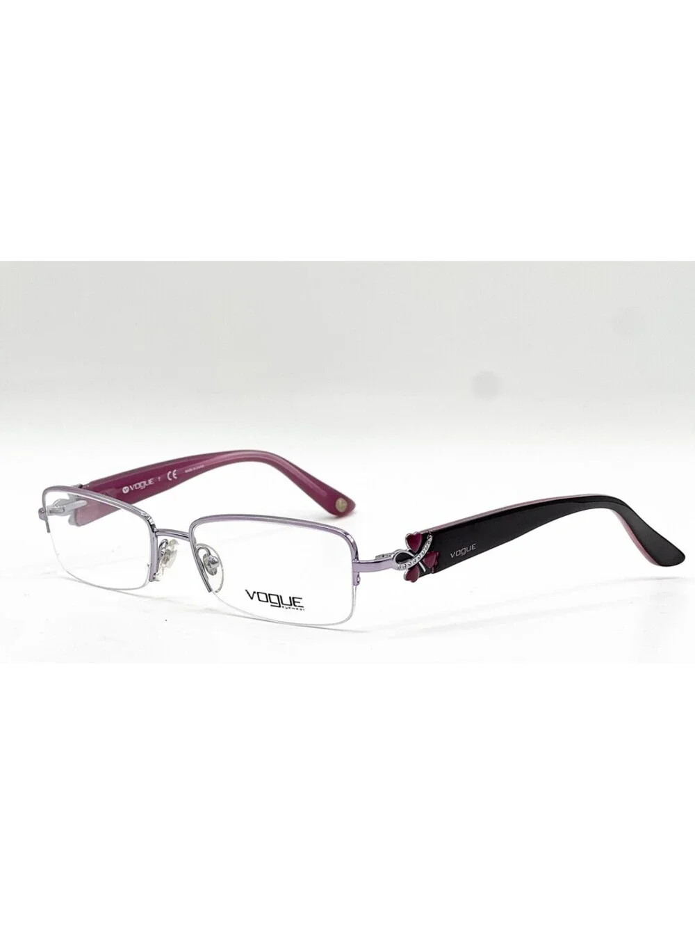 Vogue VO 3779-B Silver Purple Authentic Eyeglass Frames 53-17